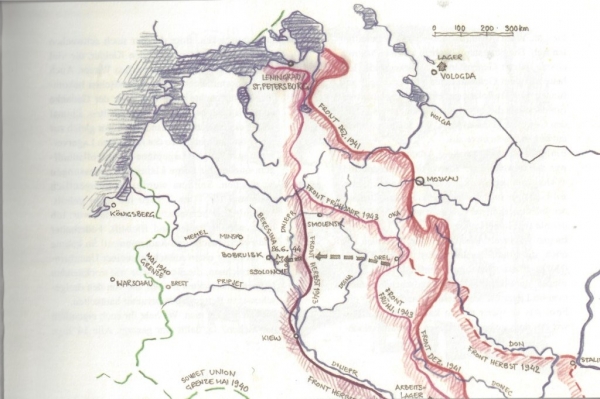 1944 Karte,Hofmann