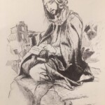 Zeichnung für die Johanneskirche, 2020 Uwe Will